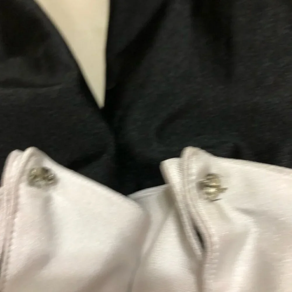 Black and White girls cuffed partial sleeves for dress up